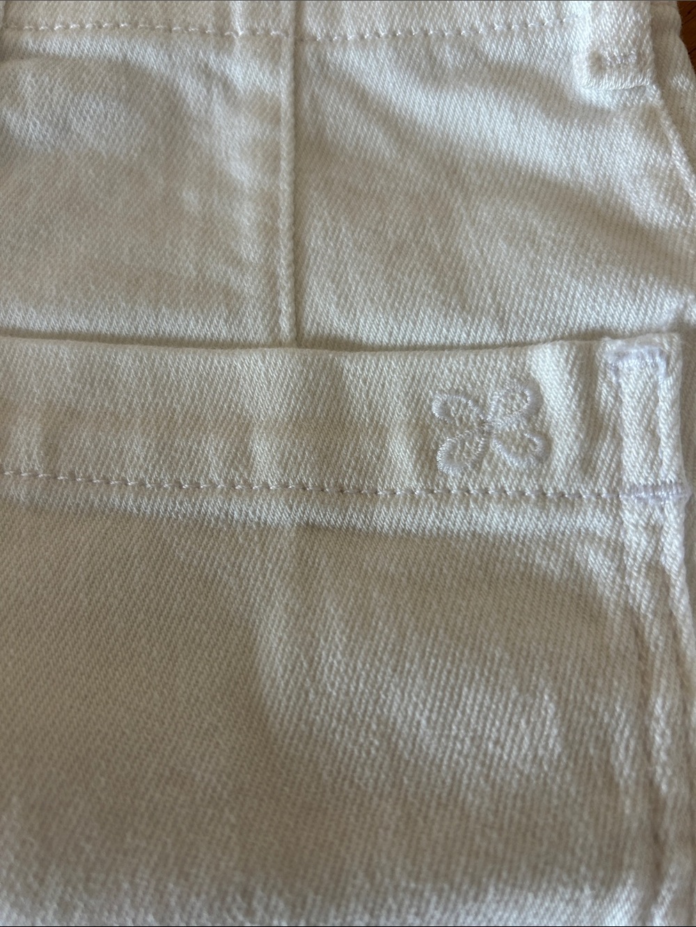 Maeve (Anthro) Colette White High-Rise Jean Shorts, New with tags - Picture 6 of 8